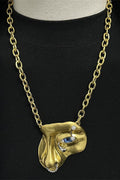 Exaggerated Face Decoration Pendant Necklace