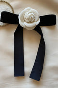 Camellia Flower Bow Brooch