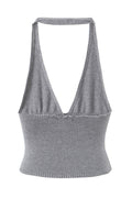Halter Vest Three-piece Knitted Set