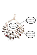 Three-Pack Multi Gemstone Necklace Set