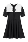 Chloe Doll Collar Puff Sleeve Mini Dress