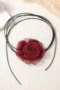 Vintage Rose Adjustable Ribbon Choker