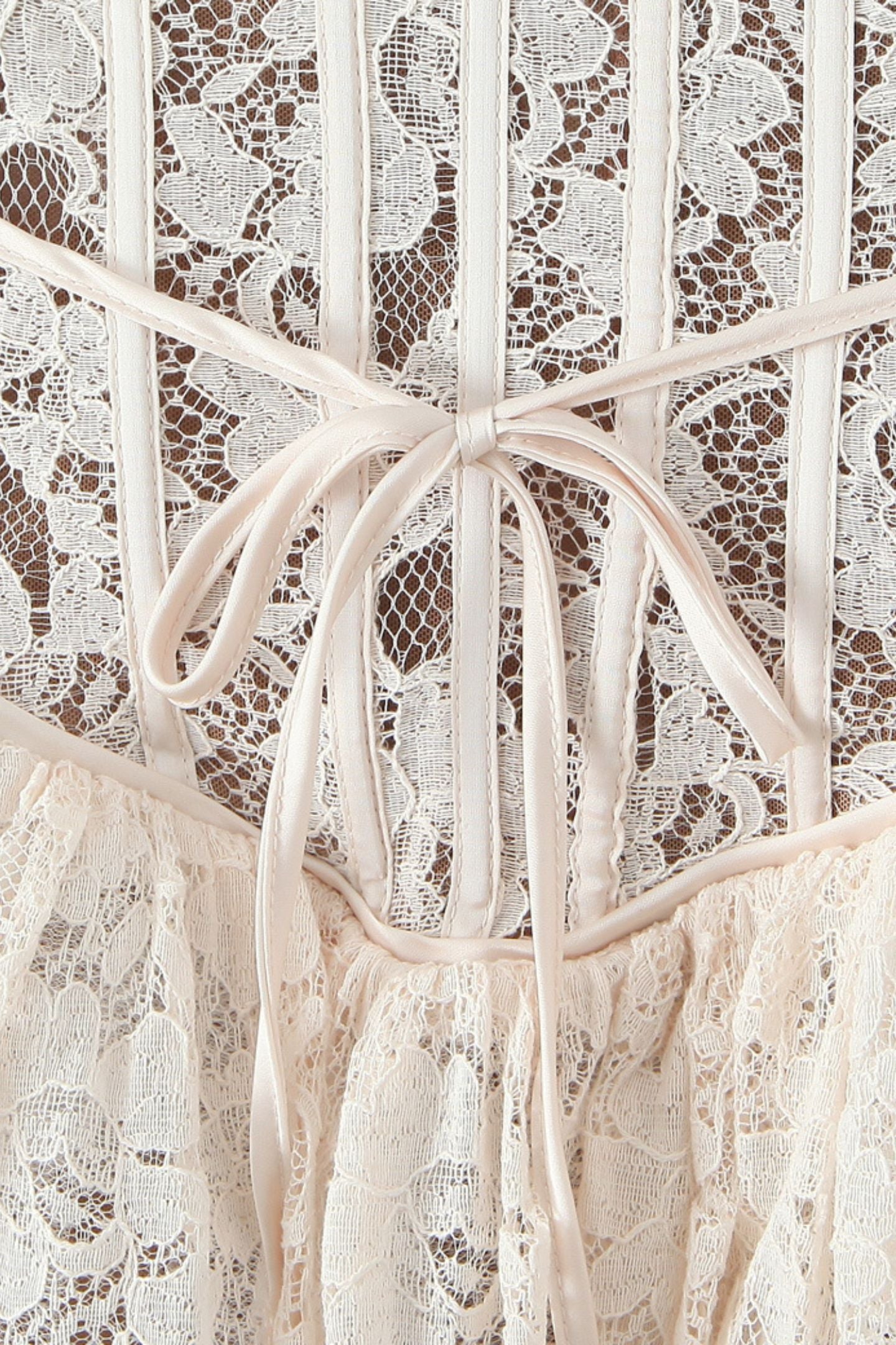 Floral Lace Corset Mini Dress