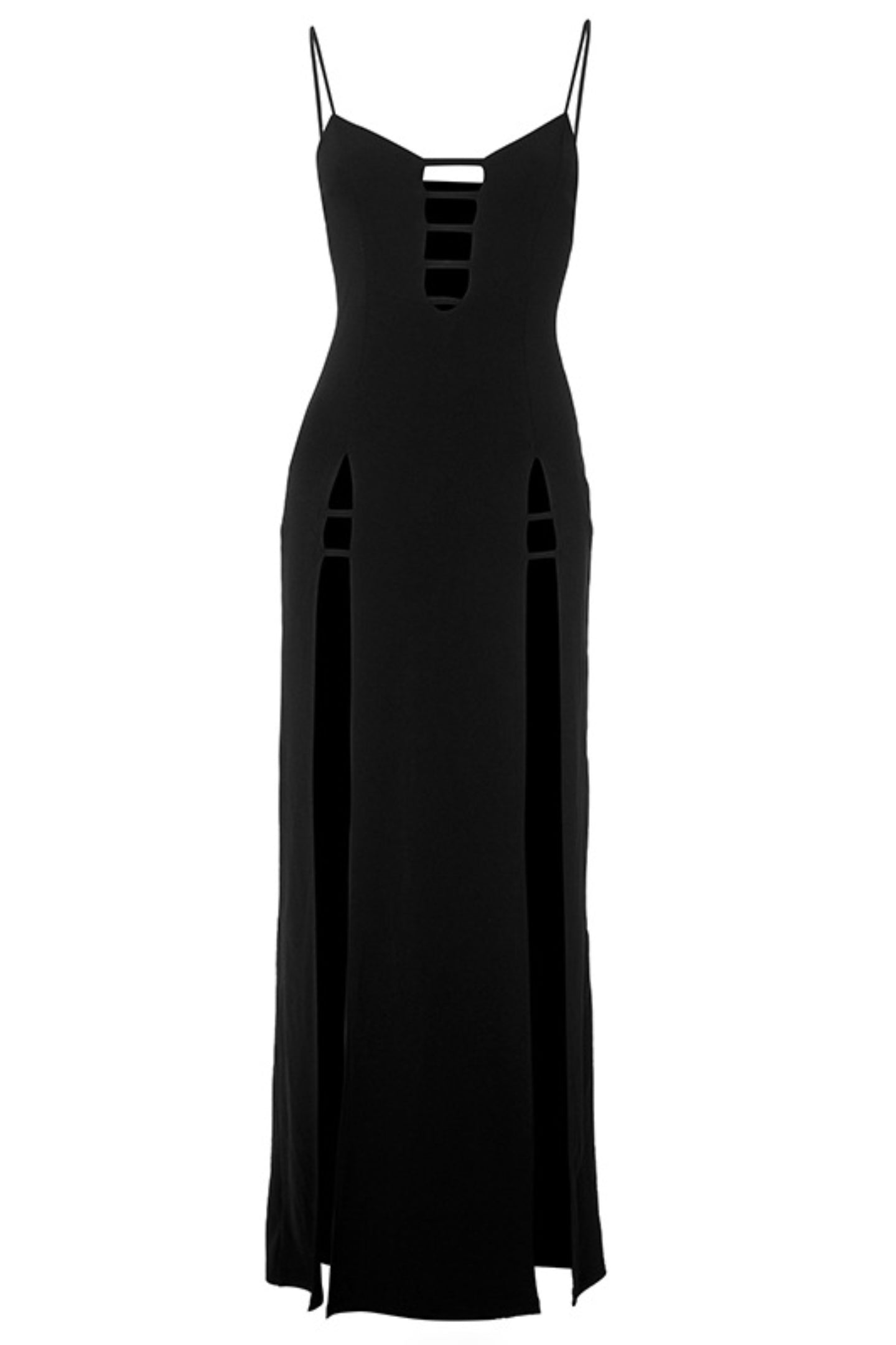 Esther Hollow Out Maxi Slit Dress