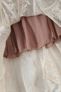 Odelia Sweetheart Lace Flare Mini Dress