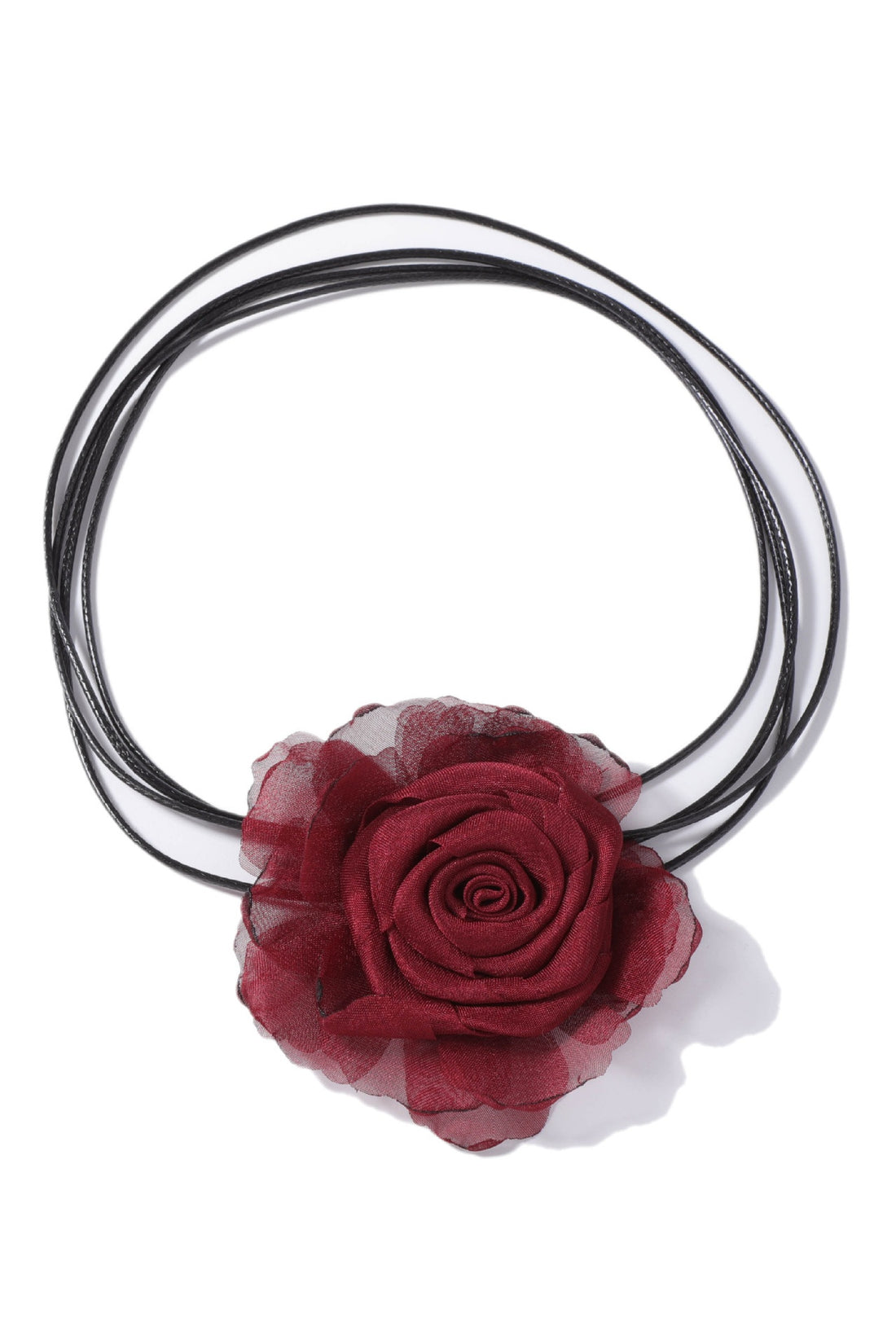 Vintage Rose Adjustable Ribbon Choker