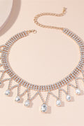 Rhinestone Tassel Necklaces