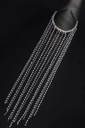 Crystal Pearl Tassel Headband