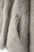 Enid Faux Fur Shawl Collar Jacket