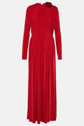 Melissa Floral Applique Cutout Maxi Dress