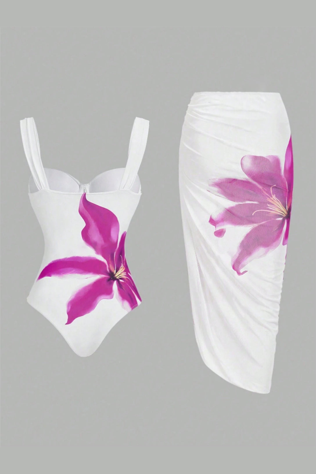 Sarah Floral Printed Two-pieces Swim Set