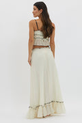 Cynthia Bow Detail Ruched Skirt Set