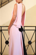 Venus Open Back Bow Detail Maxi Dress