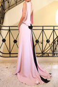 Venus Open Back Bow Detail Maxi Dress