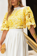 Kelly Floral Embroidered Two-Piece Set