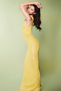 Elsie Sequin Embellished Sheer Maxi Dress