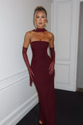 Martina Strapless Maxi Split Dress
