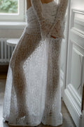 Beverly See-Through Lace Top & Skirt Set
