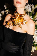 Oversize Flower Choker Necklace
