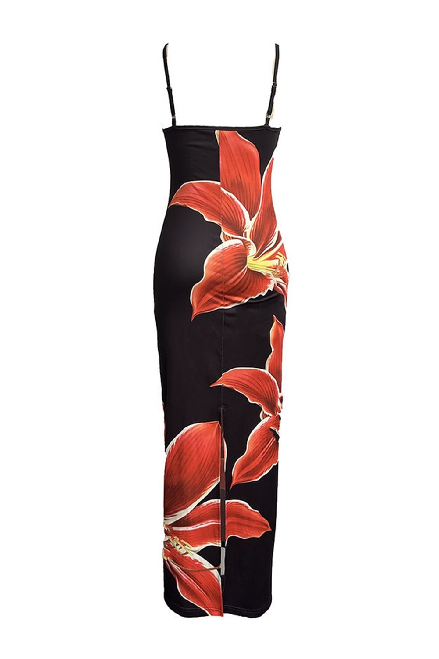 Renata Floral Print Scoop Neck Maxi Dress