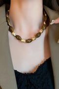 Geometric Bead Accent Necklace