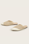 Apphia Woven Satin Slippers