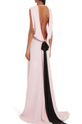 Venus Open Back Bow Detail Maxi Dress