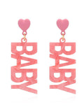Baby Acrylic Drop Earrings