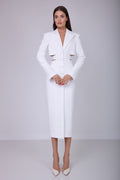 Antonia Cut Out Blazer Midi Dress