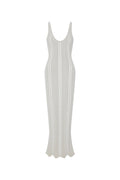 Rosalind Hollow Knit Backless Maxi Dress