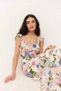 Bonnie Printed Ruffled Maxi Dress
