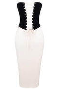 Celeste Lace-up Corset Set