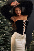 Celeste Lace-up Corset Set