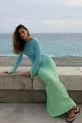 Donna Gradient Maxi Knit Dress