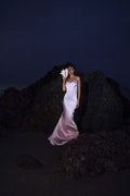 Edwina Halter Neck Rosette Maxi Dress