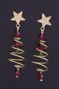 Eudora Christmas Tree Drop Earrings