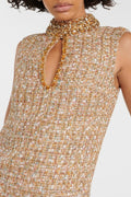 Gill Tweed Embellished Mini Tweed Dress