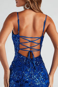 Hanna Sequins Slip Mini Dress