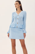 Viola V-neck Ruffle Knit Set