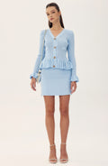 Viola V-neck Ruffle Knit Set
