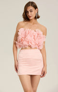 Renata Floral Corset Mini Skirt Set