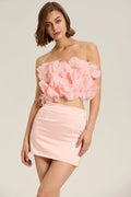 Renata Floral Corset Mini Skirt Set
