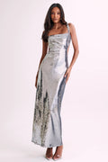 Victoria Open Back Sequin Maxi Dress