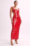 Victoria Open Back Sequin Maxi Dress
