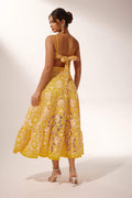 Jessica Embroidered Lace Halterneck Midi Dress