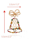 Jingle Bells Diamante Drop Earrings