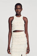 Julia Embellished Hollow Out Knit Set