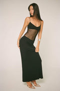 Kelly Sleeveless Cut-out Maxi Slip Dress
