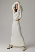Barbara V-neck Long Sleeves Knit Set