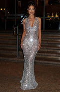 Zora Sequins Crochet Maxi Dress
